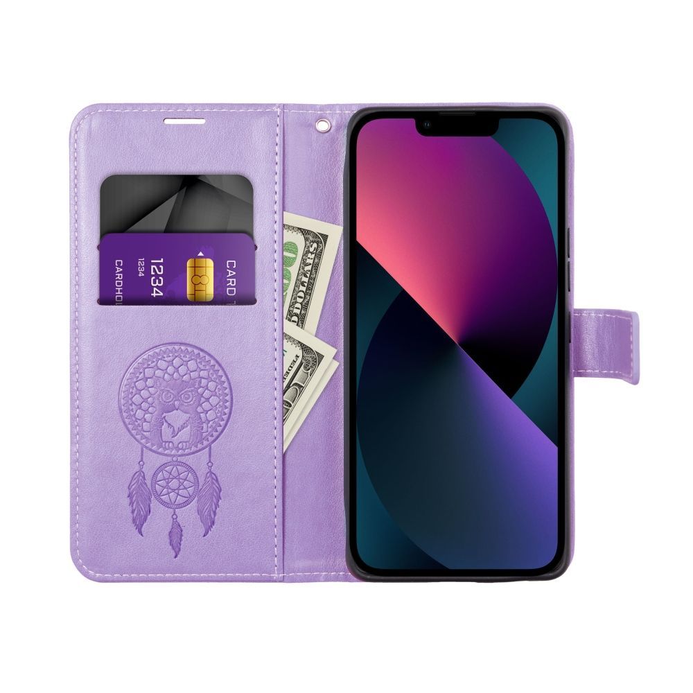 MEZZO Book case for IPHONE 16 Plus dreamcatcher purple