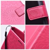 MEZZO Book case for IPHONE 16 Plus mandala magenta