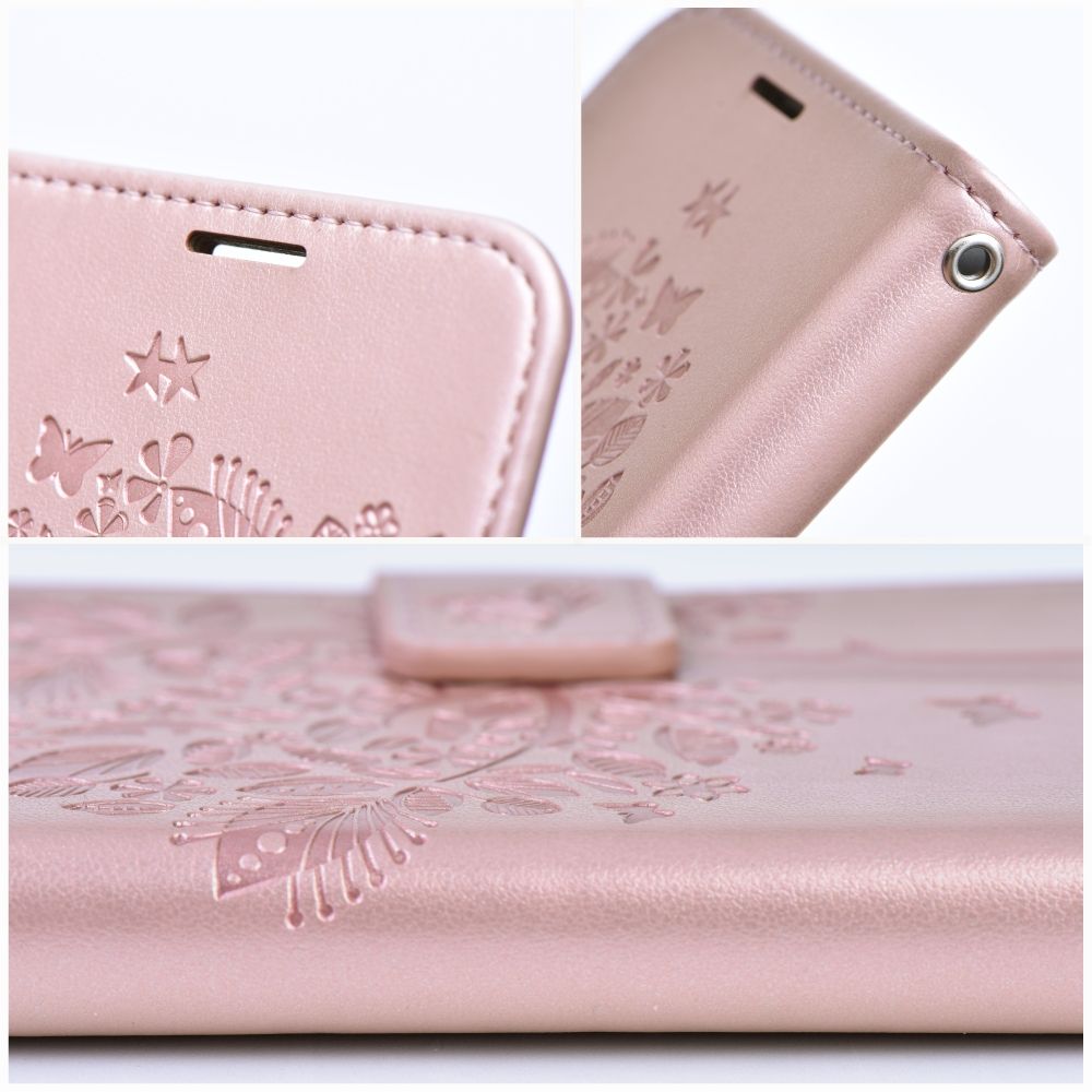 MEZZO Book case for XIAOMI Redmi Note 10 Pro tree rose gold