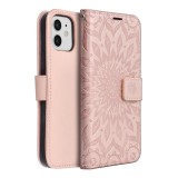 MEZZO Book case for IPHONE 12 / 12 Pro mandala rose gold