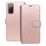 MEZZO Book case for SAMSUNG S20 FE / S20 FE 5G mandala rose gold