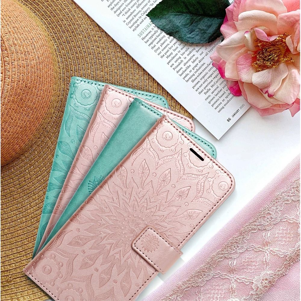 MEZZO Book case for SAMSUNG S20 FE / S20 FE 5G mandala rose gold