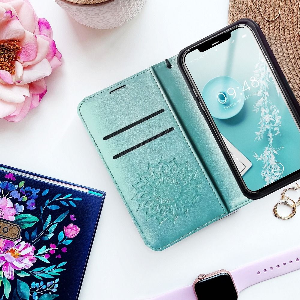 MEZZO Book case for SAMSUNG S20 FE / S20 FE 5G mandala green