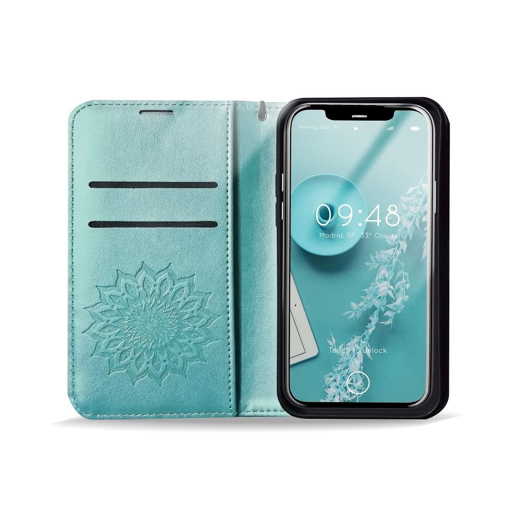 MEZZO Book case for SAMSUNG S20 FE / S20 FE 5G mandala green