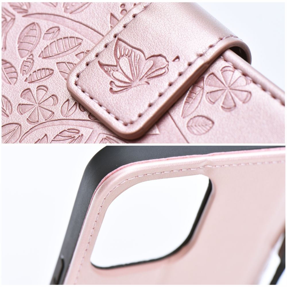 MEZZO Book case for SAMSUNG S22 tree rose gold