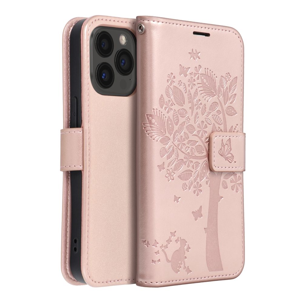 MEZZO Book case for IPHONE 13 Pro tree rose gold