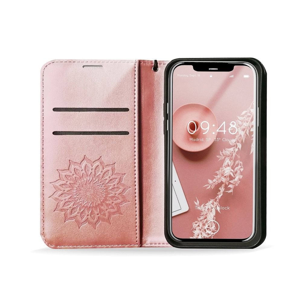 MEZZO Book case for SAMSUNG A32 5G mandala rose gold