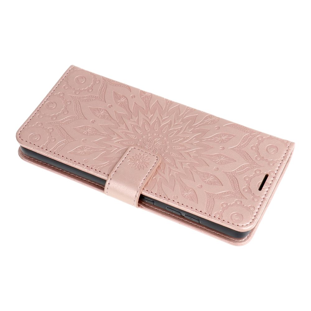 MEZZO Book case for IPHONE 15 Plus mandala rose gold