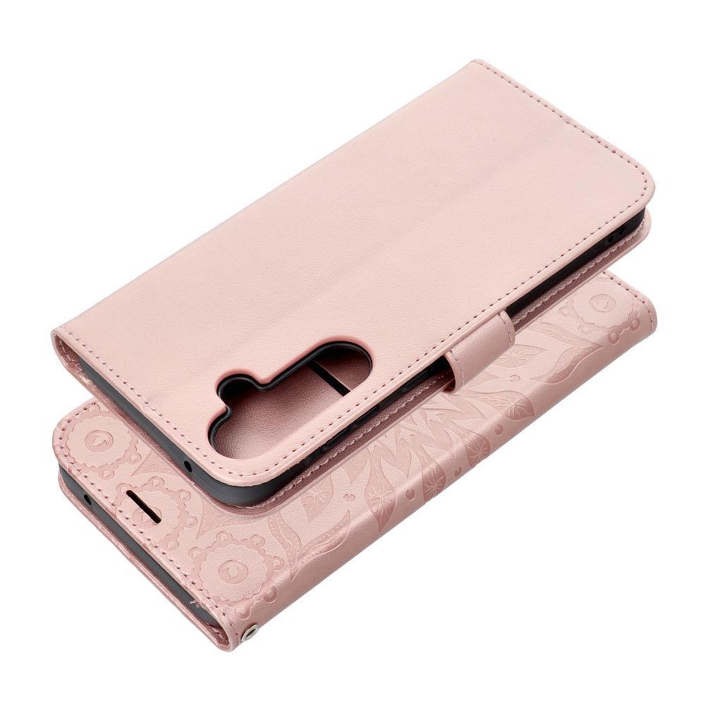 MEZZO Book case for SAMSUNG A55 5G mandala rose gold