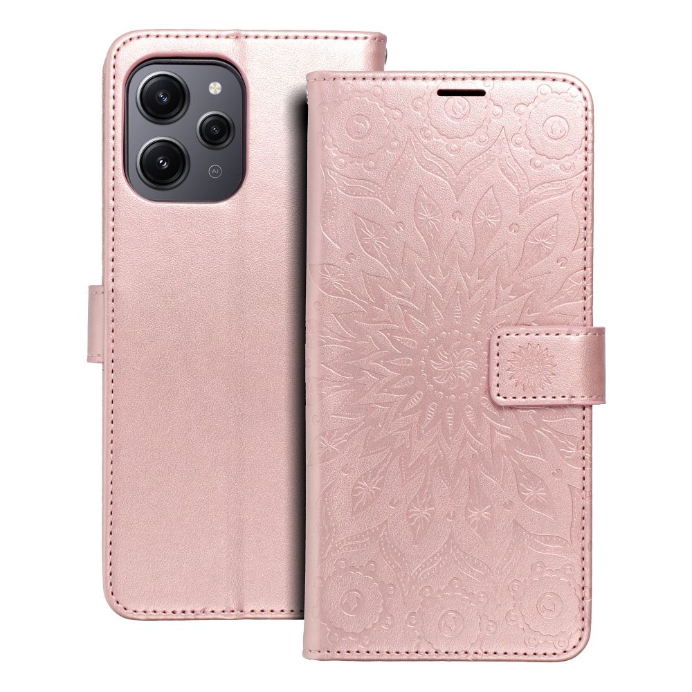 MEZZO Book case for XIAOMI Redmi 12 4G / 12 5G mandala rose gold