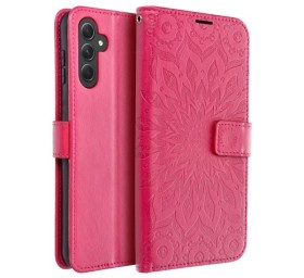 Flipové púzdro MEZZO Book case pre Xiaomi Redmi Note 13 Pro+ 5G, mandala magenta