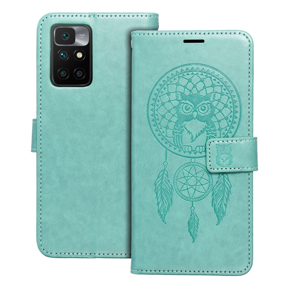 MEZZO Book case for XIAOMI Redmi 10 / 10 2022 dreamcatcher green