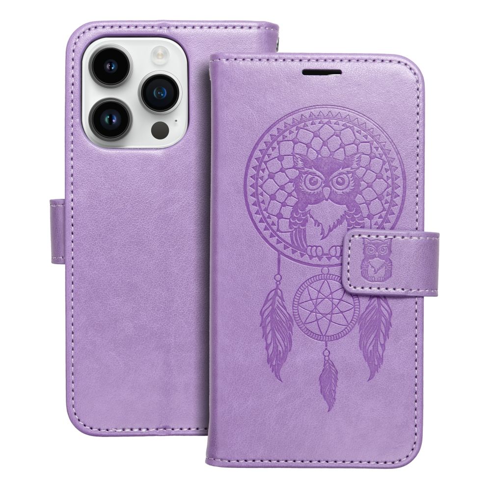 MEZZO Book case for IPHONE 14 Pro dreamcatcher purple