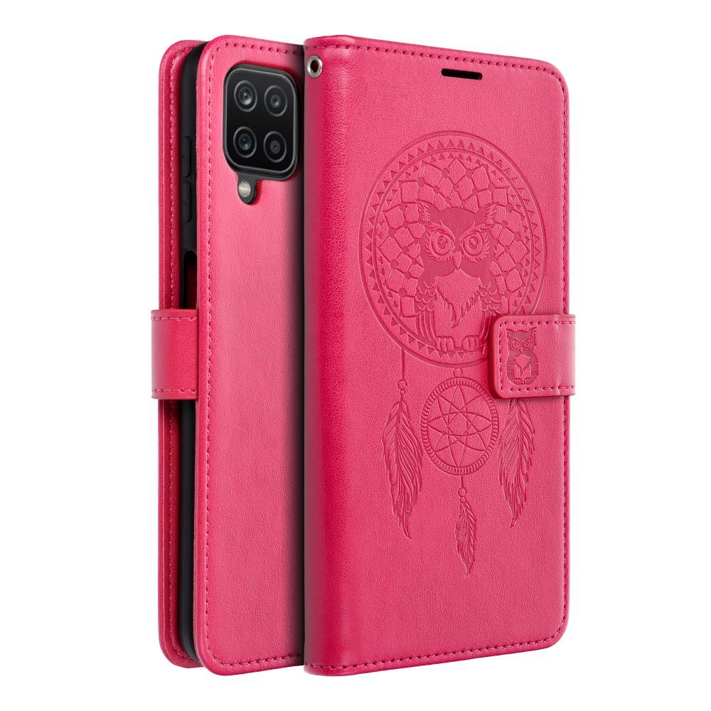 MEZZO Book case for SAMSUNG A12 / M12 dreamcatcher magenta