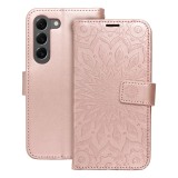 MEZZO Book case for SAMSUNG S23 mandala rose gold