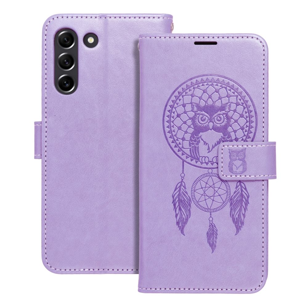 MEZZO Book case for SAMSUNG S21 FE dreamcatcher purple