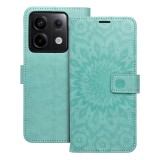 MEZZO Book case for XIAOMI Redmi Note 13 Pro 5G mandala green