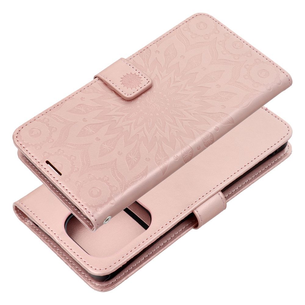 MEZZO Book case for XIAOMI Redmi Note 13 4G mandala rose gold