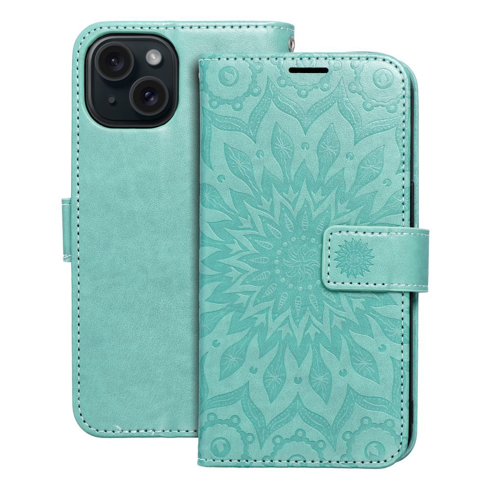 MEZZO Book case for IPHONE 15 mandala green