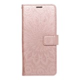 MEZZO Book case for IPHONE 15 Pro mandala rose gold