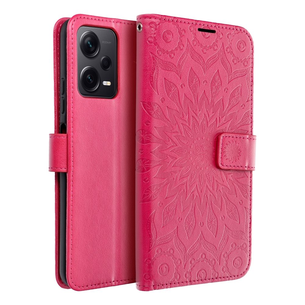 MEZZO Book case for XIAOMI Redmi Note 12 Pro Plus 5G mandala magenta