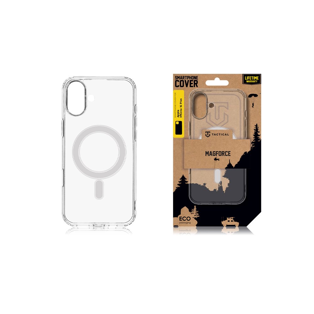 Tactical MagForce Kryt pro Apple iPhone 16 Plus Transparent