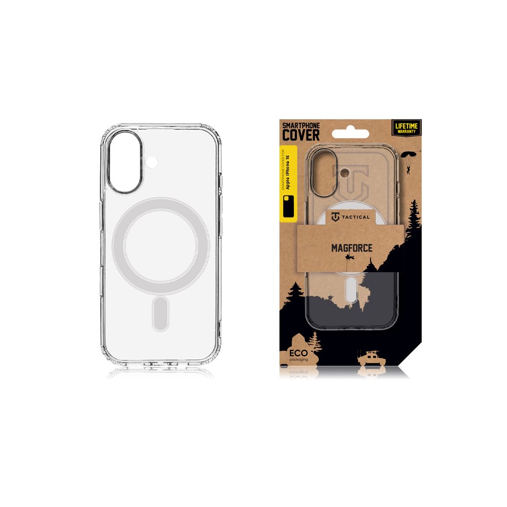 Tactical MagForce Kryt pro Apple iPhone 16 Transparent