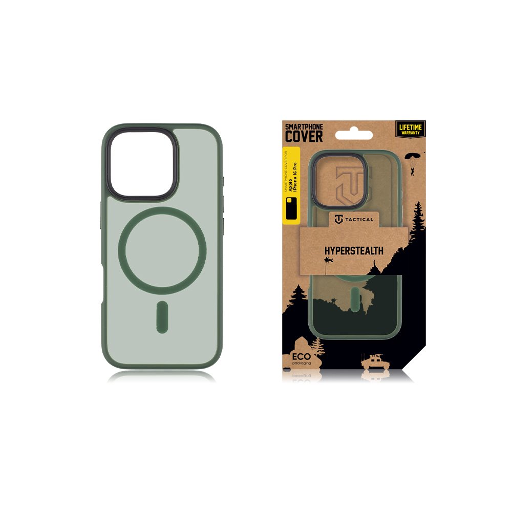 Tactical MagForce Hyperstealth Kryt pro iPhone 16 Pro Forest Green