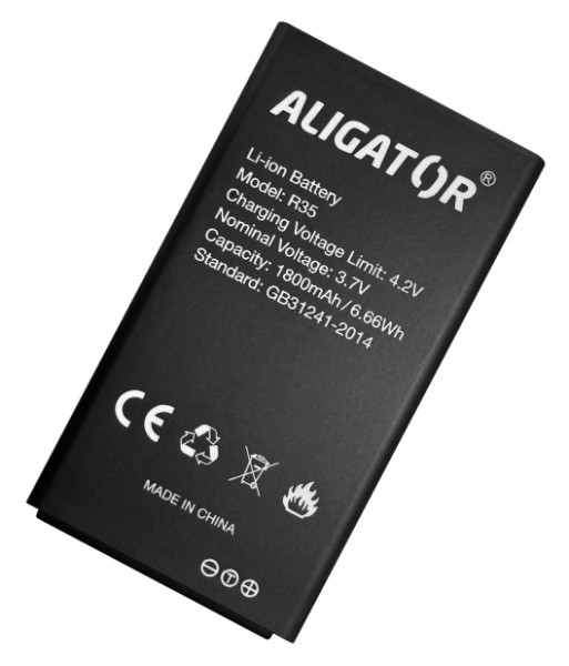 Batéria ALIGATOR R35 eXtremo, Li-Ion 1800 mAh, originálny