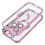 Case GLAM for IPHONE 16 Plus rose pink