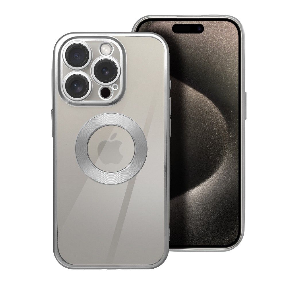 Case GLAM for IPHONE 16 Pro Max silver