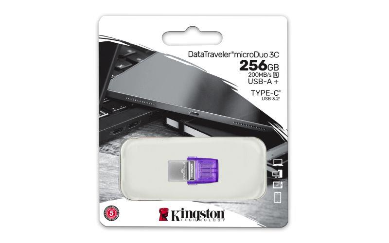 Kingston DataTraveler microDuo 3C 128GB 200MB/s USB-A + USB-C