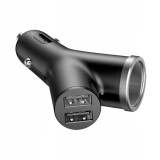 Nabíječka do auta Baseus typ Y 2x USB 40W černá