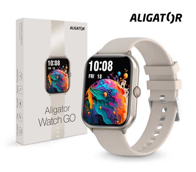 Aligator Watch GO hvězdně stříbrná