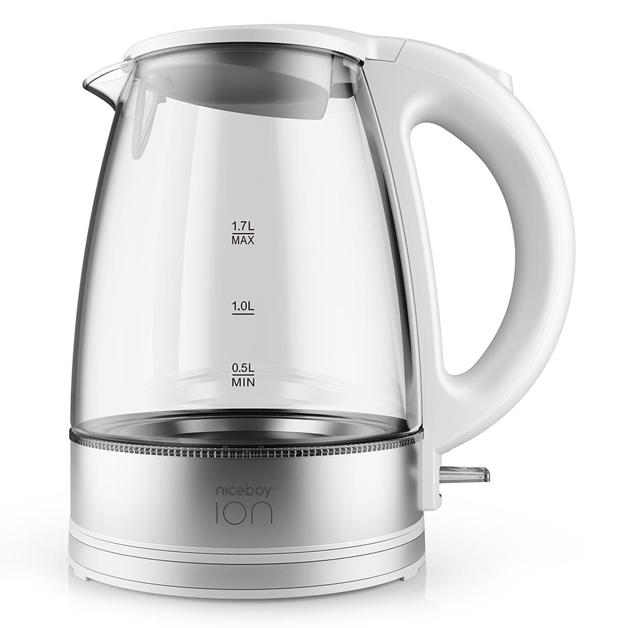 Niceboy ION Kettle K1 Crystal glass bílá