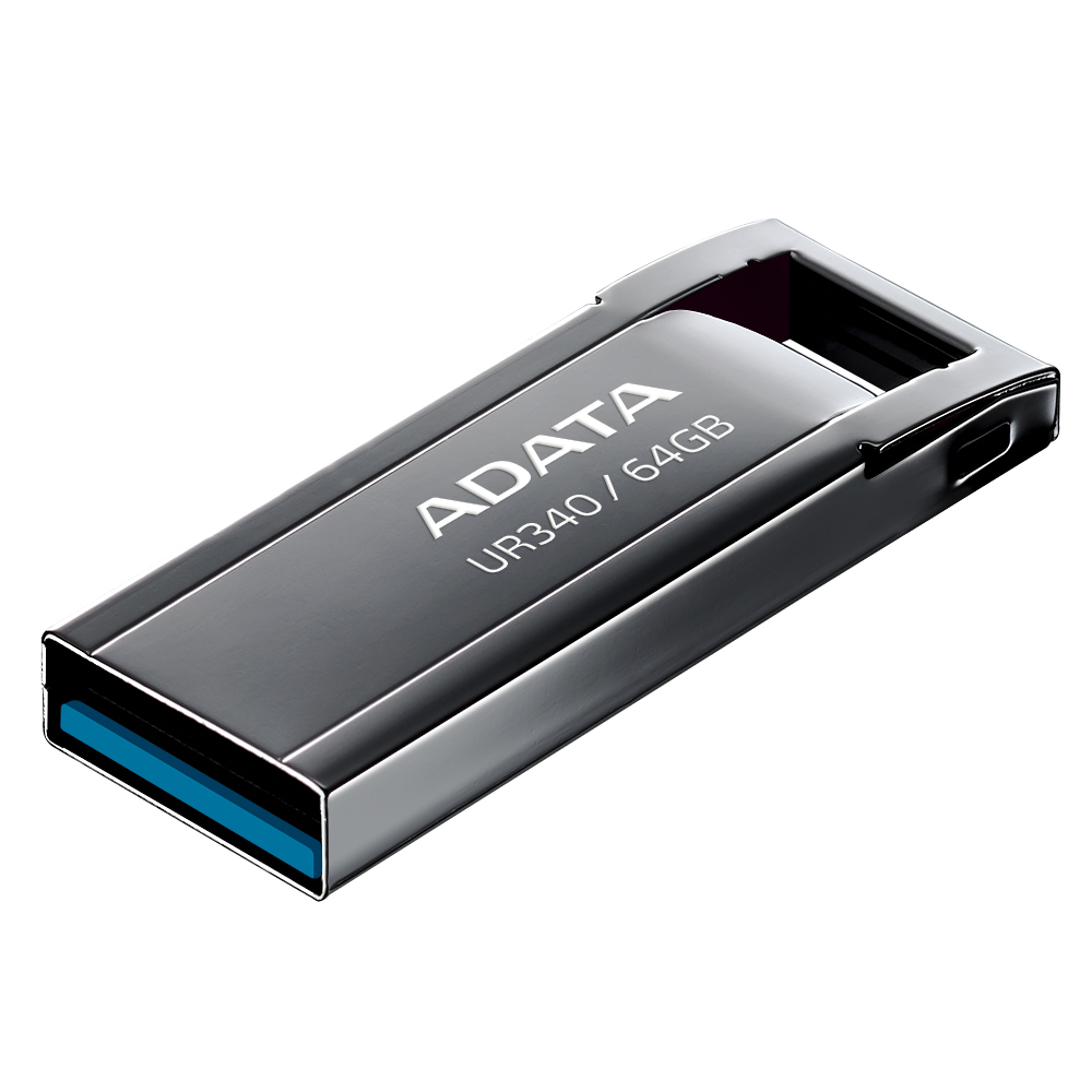 ADATA UR340/64GB/USB 3.2/USB-A/Čierna