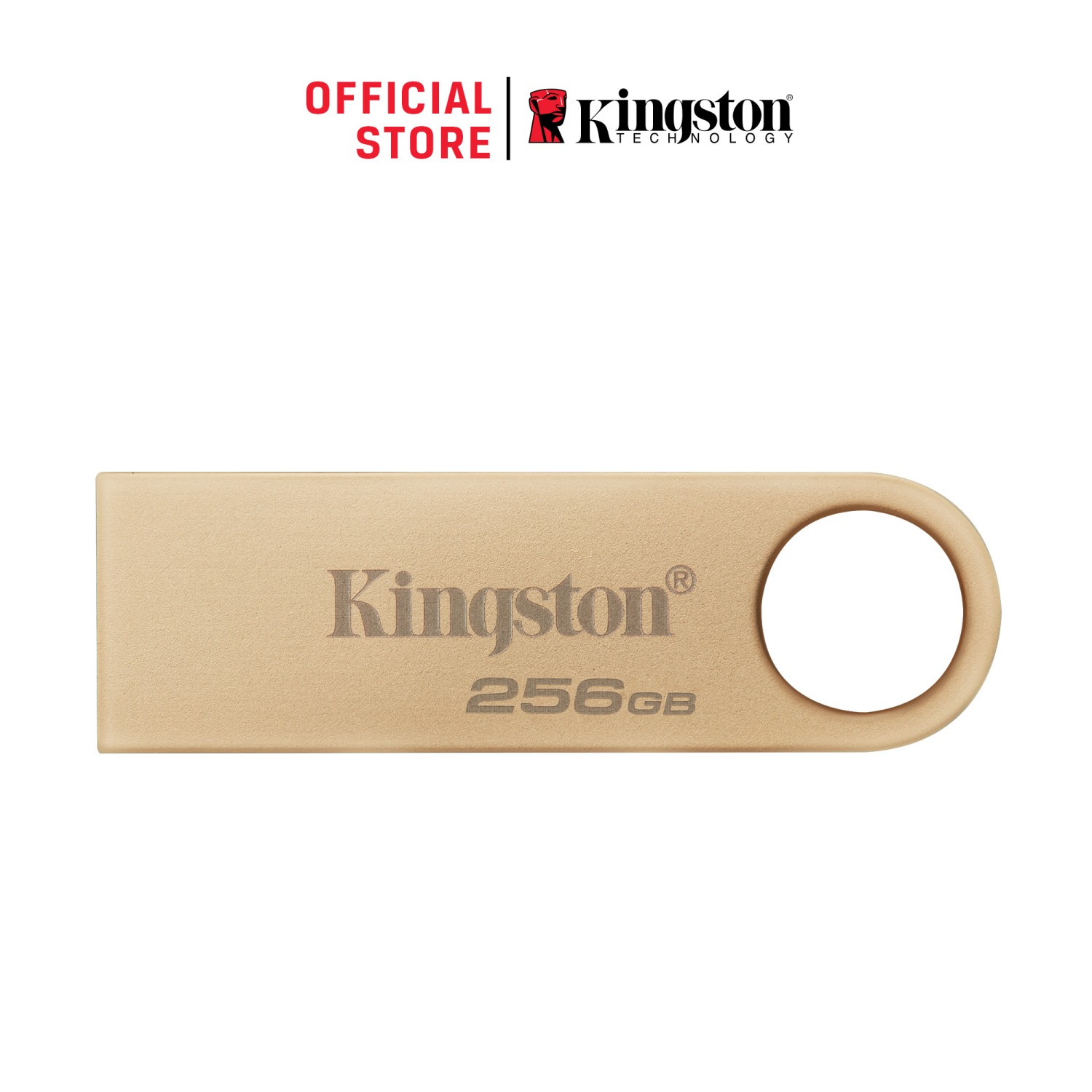 Kingston 256GB DataTraveler DTSE9, 3. Generácia, USB 3.2, zlatá