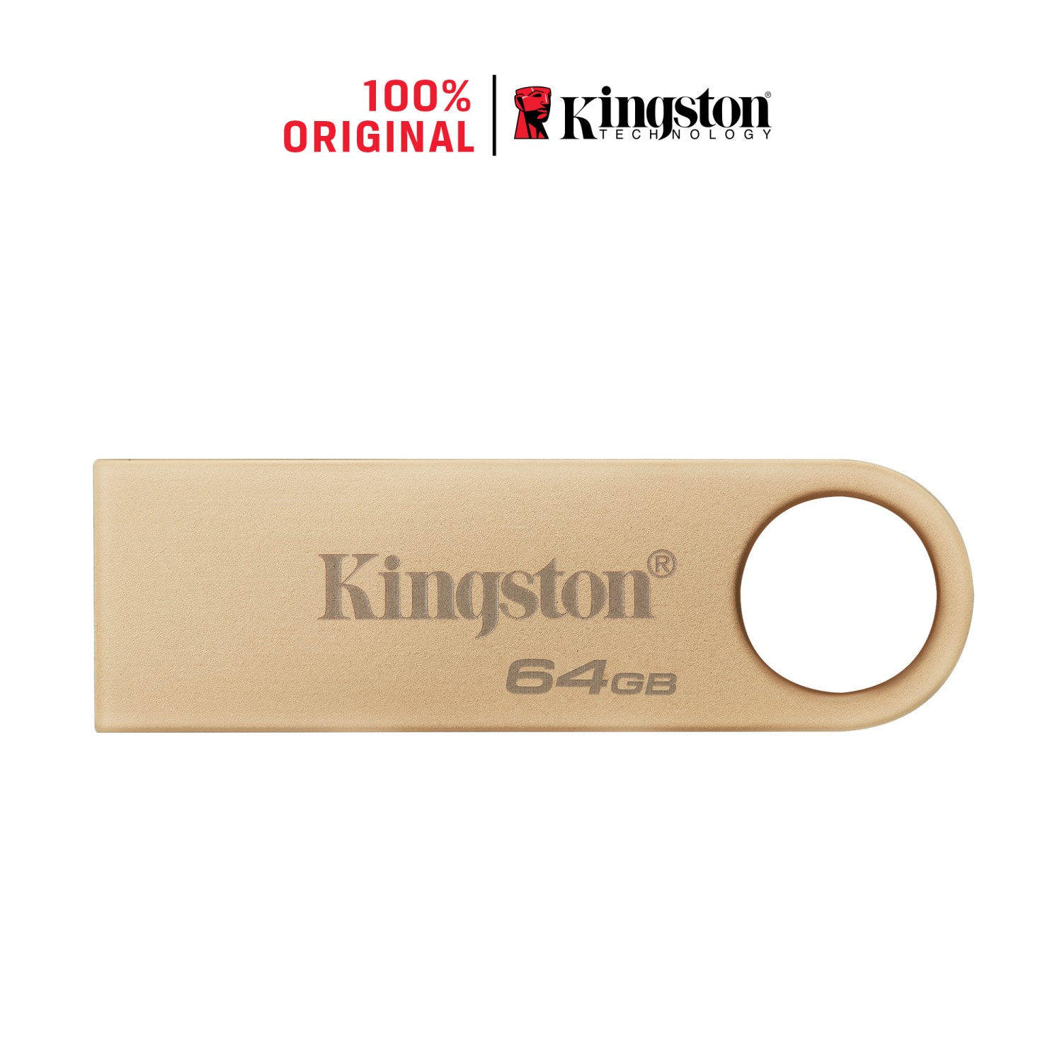 Kingston 64GB DataTraveler DTSE9, 3. Generácia, USB 3.2, zlatá