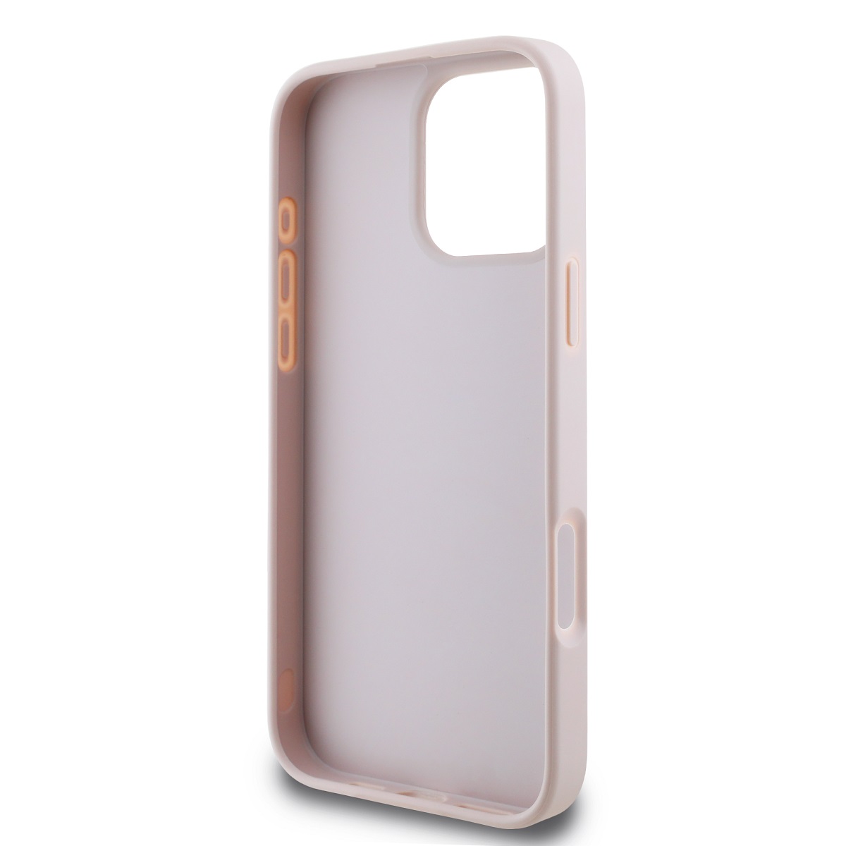 Guess PU 4G Metal Logo Zadní Kryt pro iPhone 16 Pro Max Pink