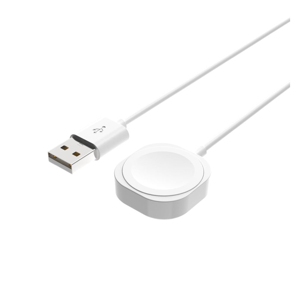 Nabíjecí USB-A kabel FIXED pro Apple Watch, bílý