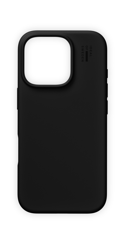 Silikónový ochranný kryt iDeal Of Sweden pre iPhone 16 Pro, black