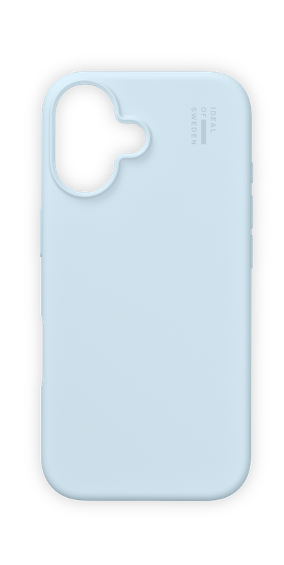 Silikónový ochranný kryt iDeal Of Sweden pre iPhone 16, light blue