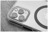 Zadní kryt FIXED MagPurity s podporou Magsafe pro Apple iPhone SE (2025), čirý