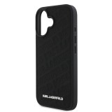 Karl Lagerfeld PU Quilted Pattern Zadní Kryt pro iPhone 16 Black