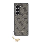 Guess 4G Charm Zadní Kryt pro Samsung Galaxy Z Fold 6 Brown