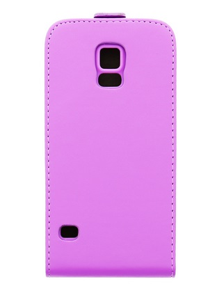 Pouzdro ForCell Slim Flip Flexi pro Samsung G900 Galaxy S5, fialové záda