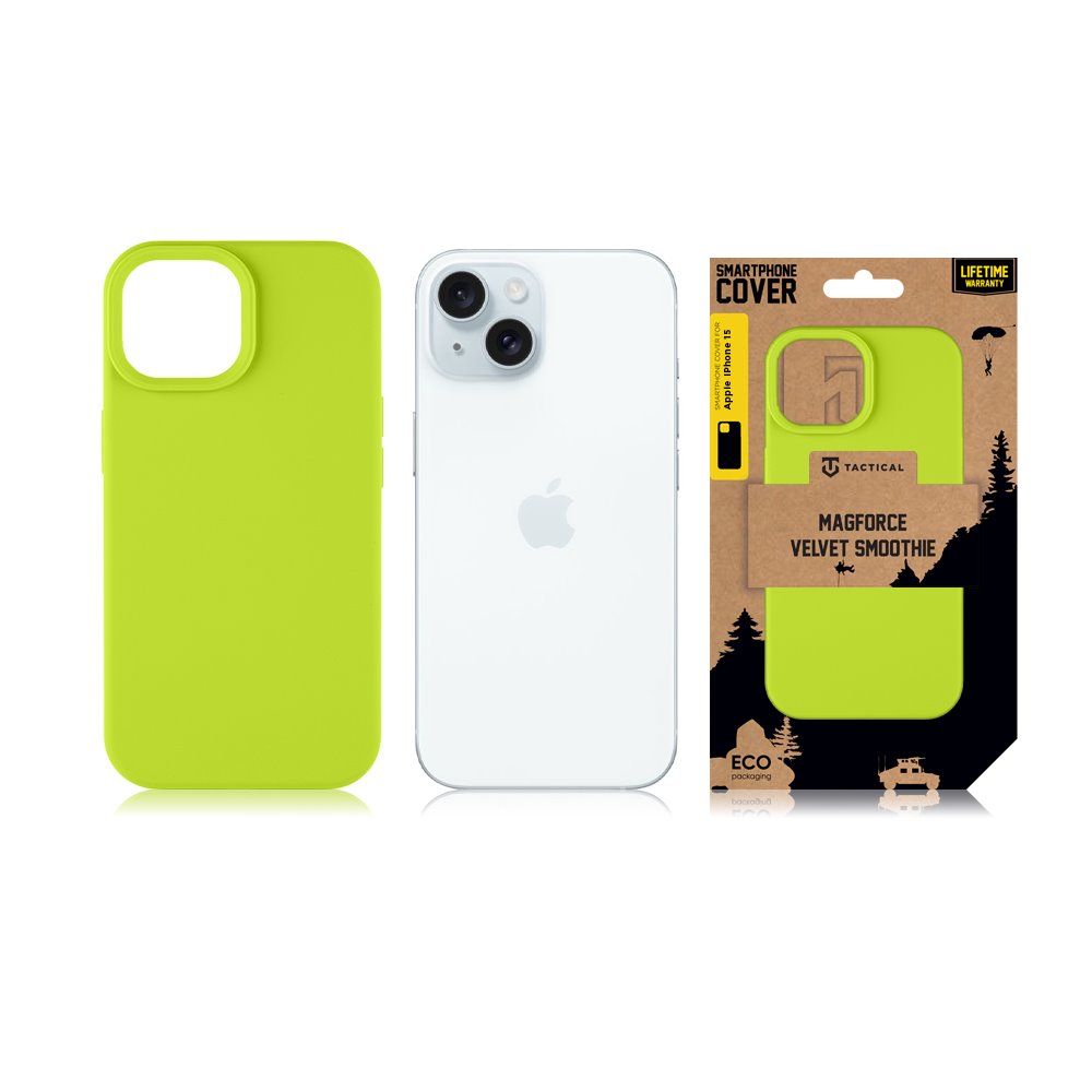 Tactical MagForce Velvet Smoothie Kryt pro Apple iPhone 15 Avocado