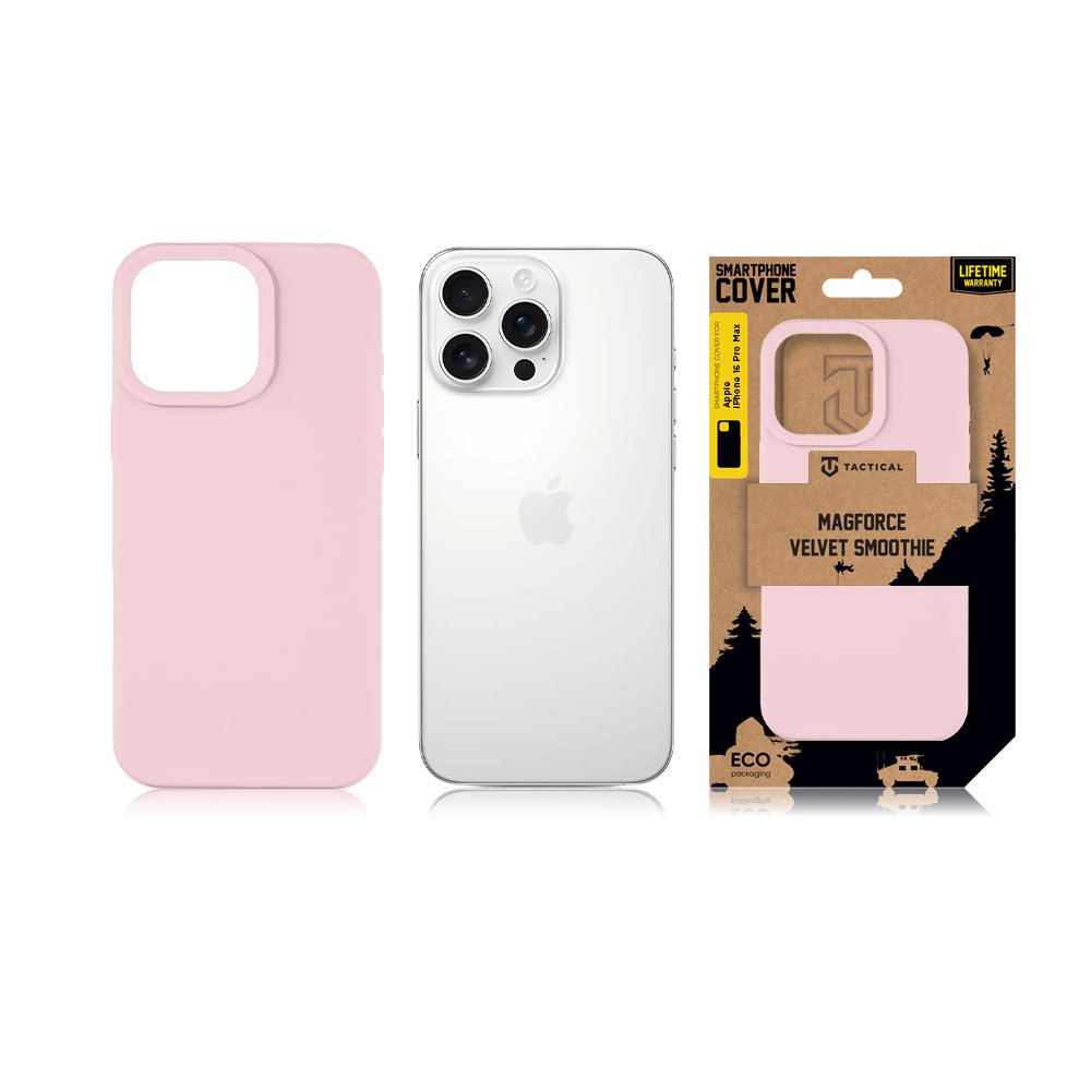 Tactical MagForce Velvet Smoothie Kryt pro Apple iPhone 16 Pro Max Pink Panther