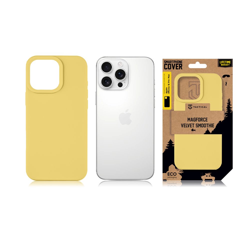 Tactical MagForce Velvet Smoothie Kryt pro Apple iPhone 16 Pro Max Banana