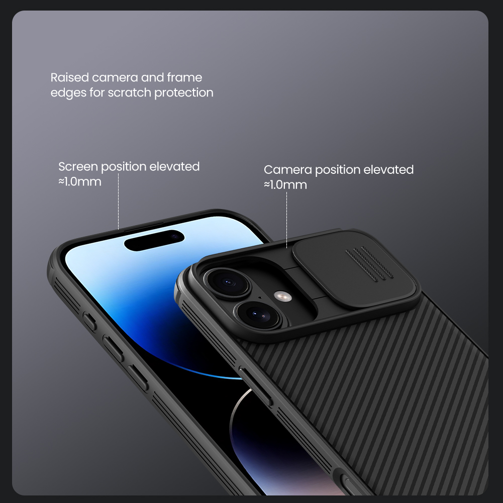 Nillkin CamShield PRO Zadní Kryt pro Apple iPhone 16 Plus Black